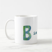 B is voor Beet Koffiemok (Links)