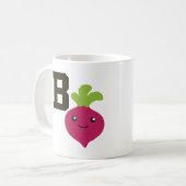 B is voor Beet Koffiemok (Voorkant links)