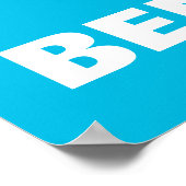 B is voor Bert | Jouw namen toevoegen Poster (Hoek)