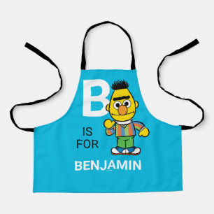 B is voor Bert Jouw namen toevoegen Schort