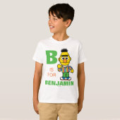 B is voor Bert | Jouw namen toevoegen T-shirt (Voorkant volledig)