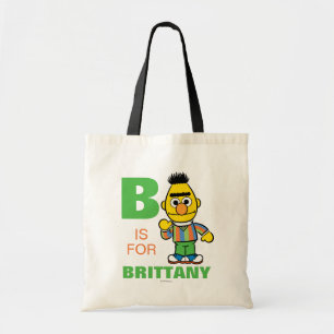 B is voor Bert   Jouw namen toevoegen Tote Bag