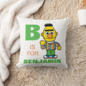 B is voor Bert | Voeg je naam toe Kussen (Deken)