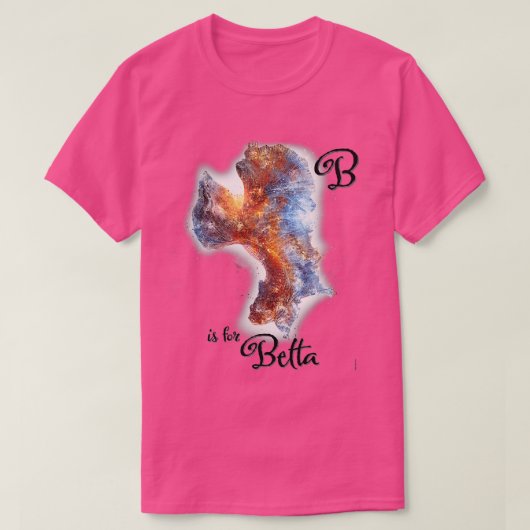 B is voor bèta t-shirt (Design voorkant)