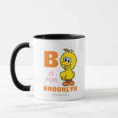 B is voor Big Bird | Jouw namen toevoegen Mok (Links)
