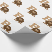 B is voor Bigfoot Cadeaupapier (Hoek)