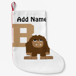 B is voor Bigfoot Kleine Kerstsok