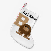 B is voor Bigfoot Kleine Kerstsok (Voorkant (Hangend))