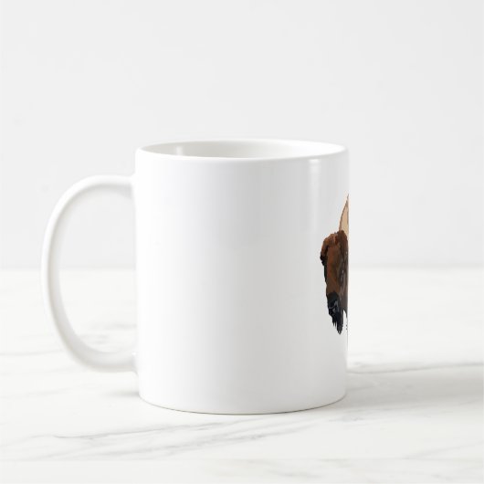 B is voor Bison Koffiemok (Links)