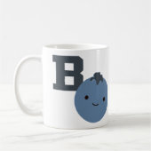 B is voor blauwbes koffiemok (Links)