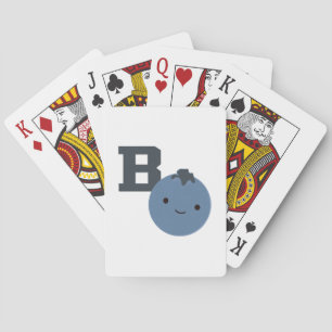 B is voor blauwbes pokerkaarten