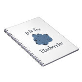B is voor Blauwe bessen Notitieboek (Rechterzijde)