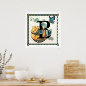 B is voor Blug Poster (Keuken)