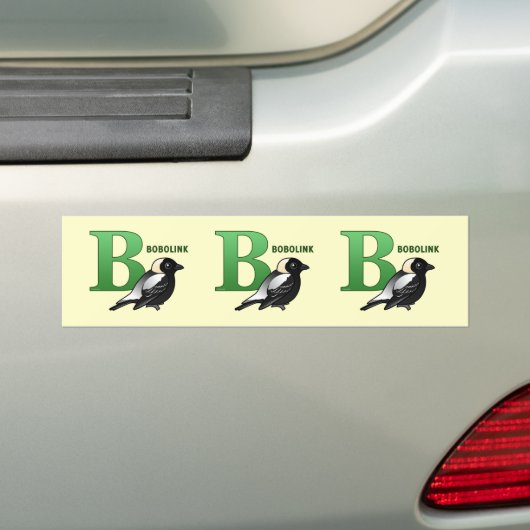 B is voor Bobolink Bumpersticker (Op auto)