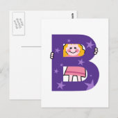 B is voor.... briefkaart (Voorkant / Achterkant)