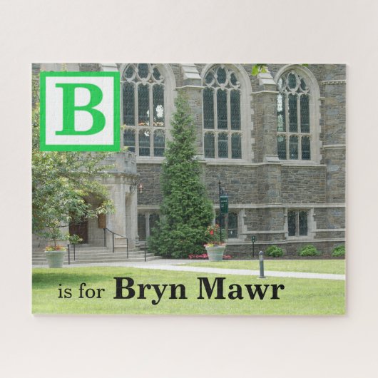 B is voor Bryn Mawr Great Hall Foto Legpuzzel (Horizontaal)