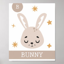 B is voor Bunny, kinderkamer, slaapkamer, kinderka