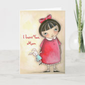 B is voor Bunny - Moederdag Kaart (Voorkant)