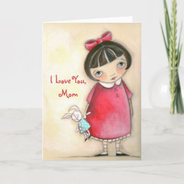 B is voor Bunny - Moederdag Kaart
