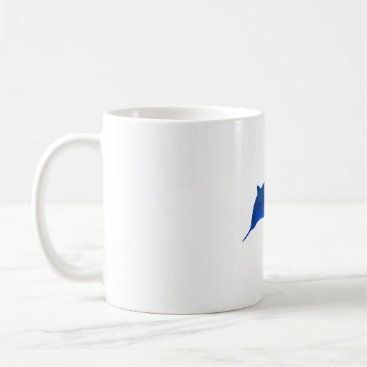 B is voor de Bleekwalvis Koffiemok (Links)