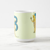 B is voor gebogen draak koffiemok (Center)