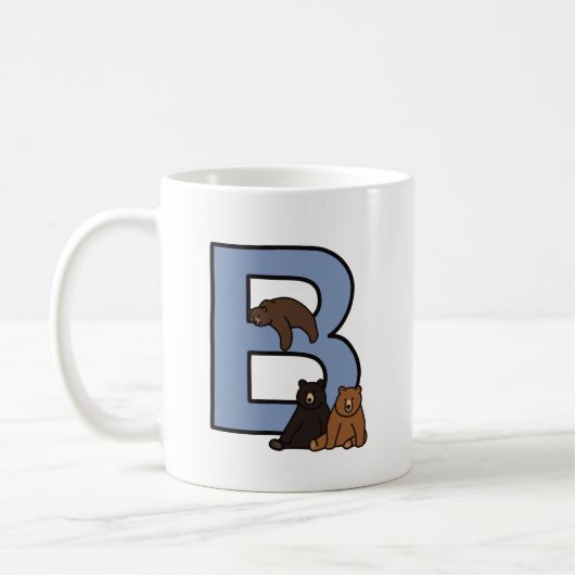 B is voor... gepersonaliseerde mok (Links)