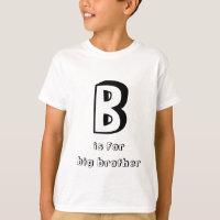 "B is voor grote broers" leuke typografie-kleuren