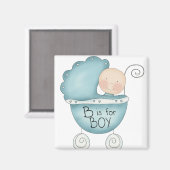 B is voor jongensmagneet magneet (Voorkant / Achterkant)