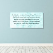 B J Palmer Buitengewone Life Chiropractic Canvas Afdruk (Insitu (Houten vloer))