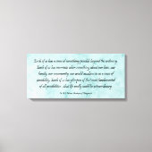 B J Palmer Buitengewone Life Chiropractic Canvas Afdruk (Voorkant)