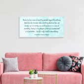 B J Palmer Buitengewone Life Chiropractic Canvas Afdruk (Insitu (Woonkamer))