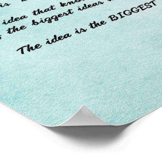 B J Palmer - De grote idea Chiropractische afdruk Poster (Hoek)