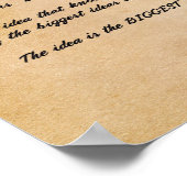 B J Palmer - De grote idea Chiropractische afdruk Poster (Hoek)