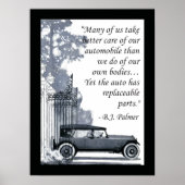 B.J. Palmer Gezegde Poster (Voorkant)