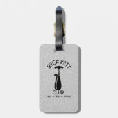 B K!TTY CLUB Sextonesque Atomic Cat Bagagelabel (Achterkant verticaal)