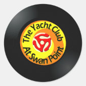 B-kant 2 ronde sticker (Voorkant)