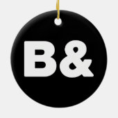 B & KERAMISCH ORNAMENT (Achterkant)