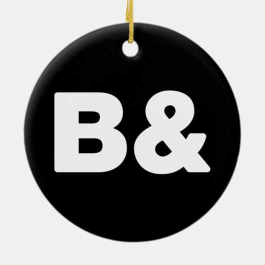 B & KERAMISCH ORNAMENT (Achterkant)