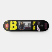 B KNITE SKATEBOARD / JMT USA Skateboard, 7¾" Dek (Horizontaal)