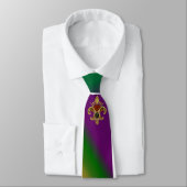B-Letter Monogram Fleur de Liz Mardi Gras Stropdas (Gebonden)
