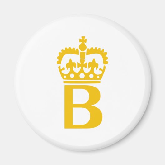 B - Letter - Naam Magneet (Voorkant)