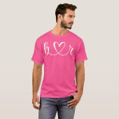 B Love R Bride Boyfriend Vriendin B Letter en T-shirt (Voorkant volledig)