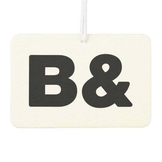 B & LUCHTVERFRISSER (Achterkant)