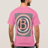 B&M Duo: het geliefde roze T-shirt (Achterkant)