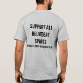B, M, X, elvidere, unicipal, Park T-shirt (Achterkant)