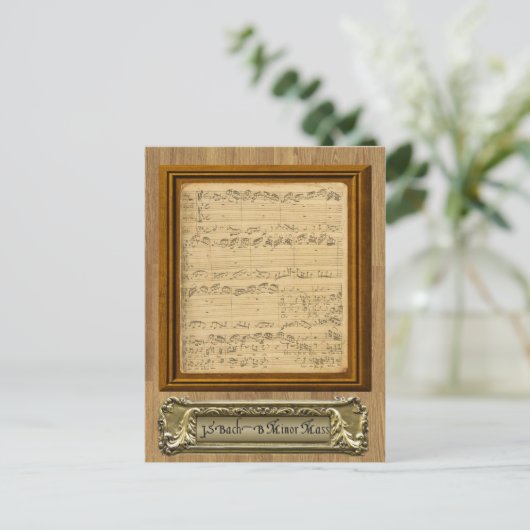 B Minder massa Briefkaart (Staand voorkant)