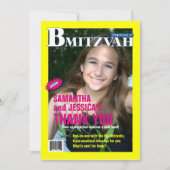 B Mitzvah Magazine Dank u Kaart, B.Not Bedankkaart (Voorkant)
