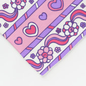 B monogram aangepaste naam betekent Bethany deken (Hoek)