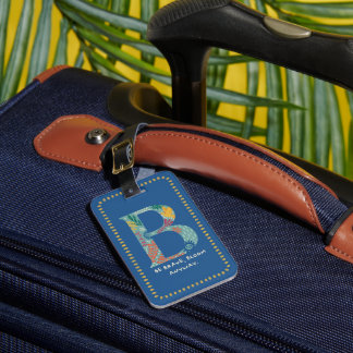 B-monogram Bagagelabel