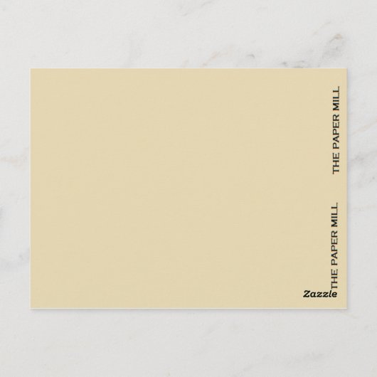 B- Monogram Bladwijzer Briefkaart (Achterkant)